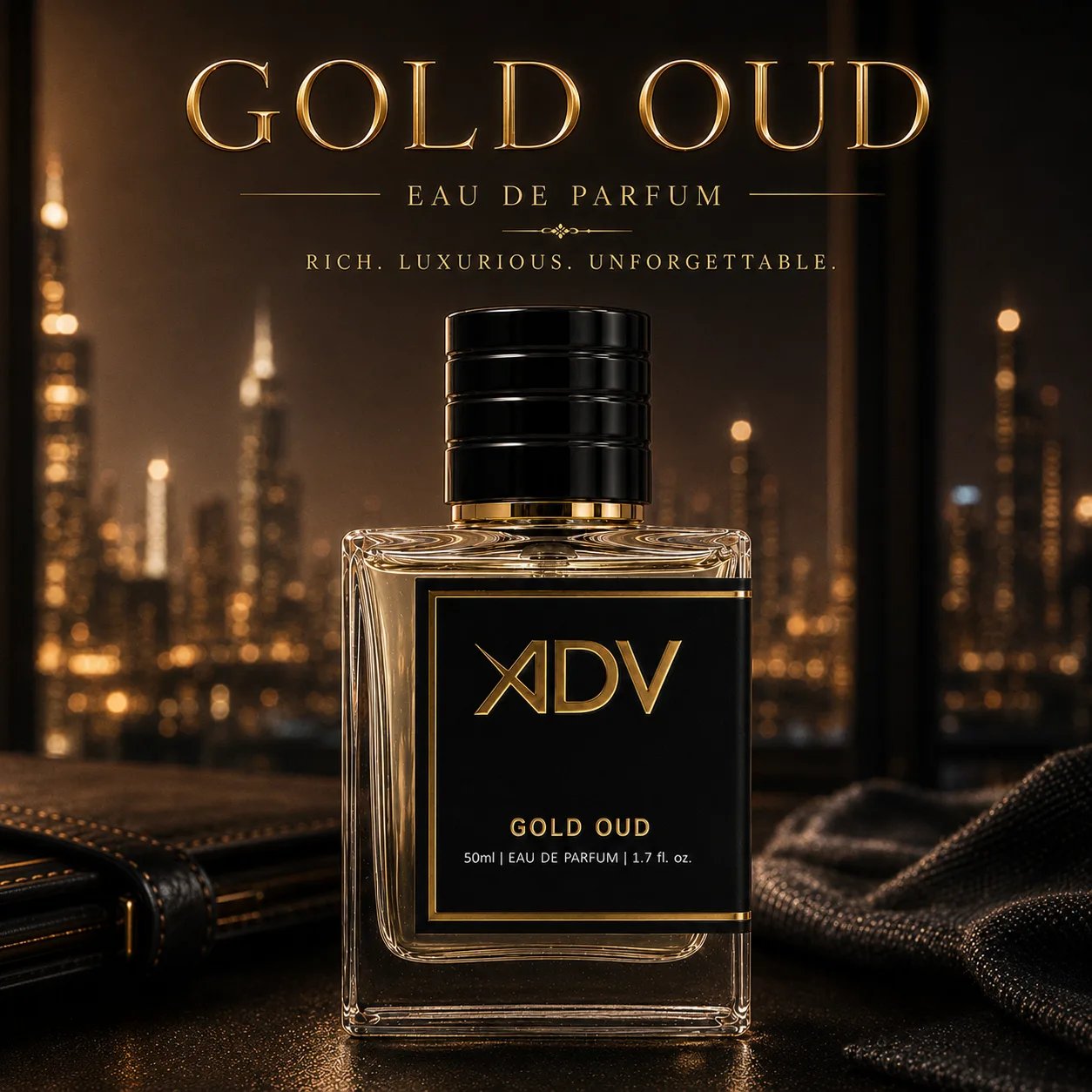 Gold Oud by Aroma Di Vita – Sweet Fruity Oud Unisex Perfume – 50ml Apparel Perfume