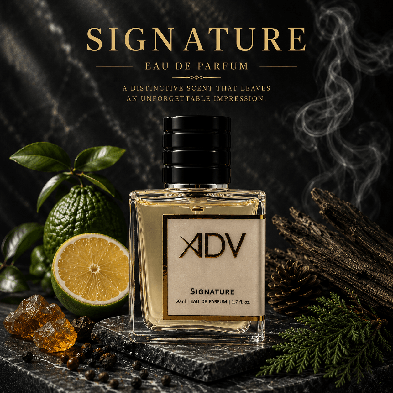 Signature by Aroma Di Vita – Woody Perfume for Men – 50ml Apparel Perfume