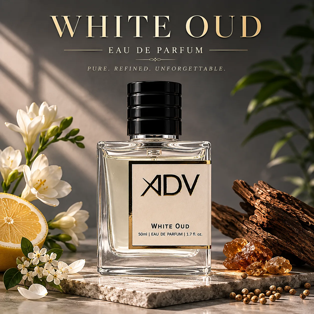 White Oud by Aroma Di Vita – Clean Oud Perfume – 50ml Apparel Perfume